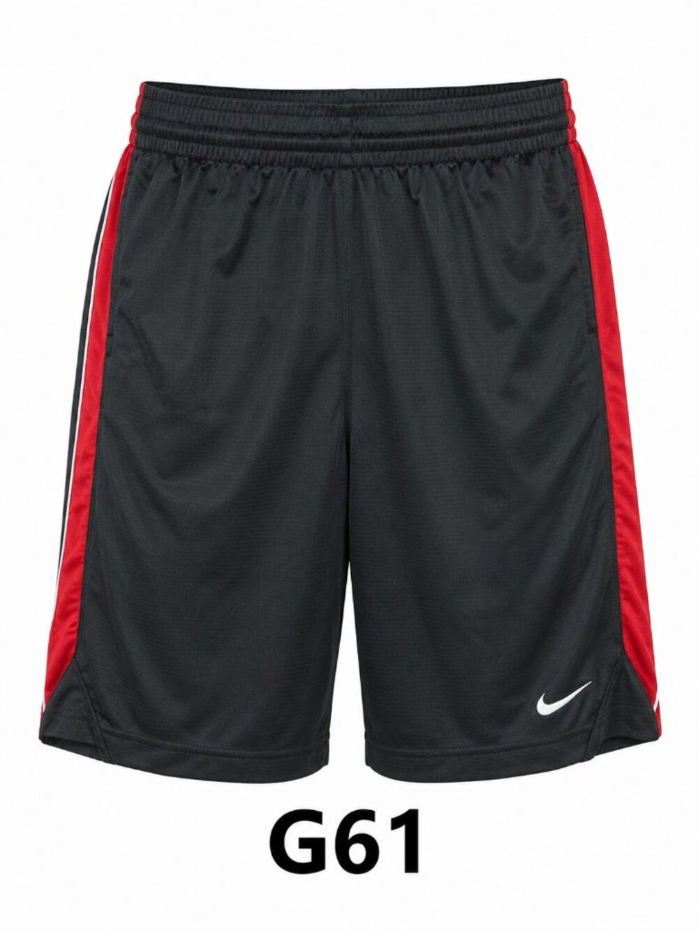 Nike Men’s XL Black Red Athletic Basketball Shorts G61